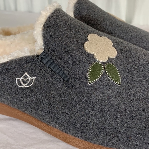 Spenco Orthotic Comfort Felt Slip On Slippers, 11D - Picture 7 of 8